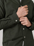 BROOK OCBD SHIRT - DARK OLIVE