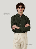 BROOK OCBD SHIRT - DARK OLIVE