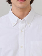 BROOK OCBD SHIRT - WHITE