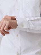 BROOK OCBD SHIRT - WHITE