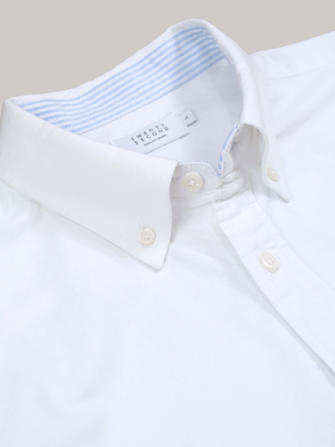 BROOK OCBD SHIRT - WHITE