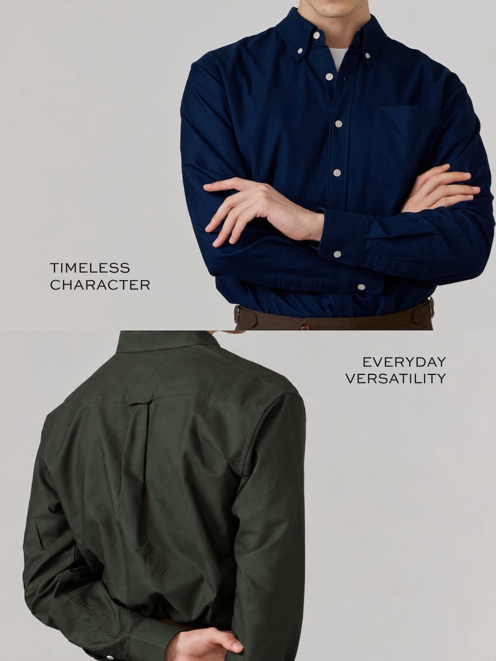 BROOK OCBD SHIRT - DARK OLIVE