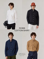 ROBB COTTON SHIRT - BROWN
