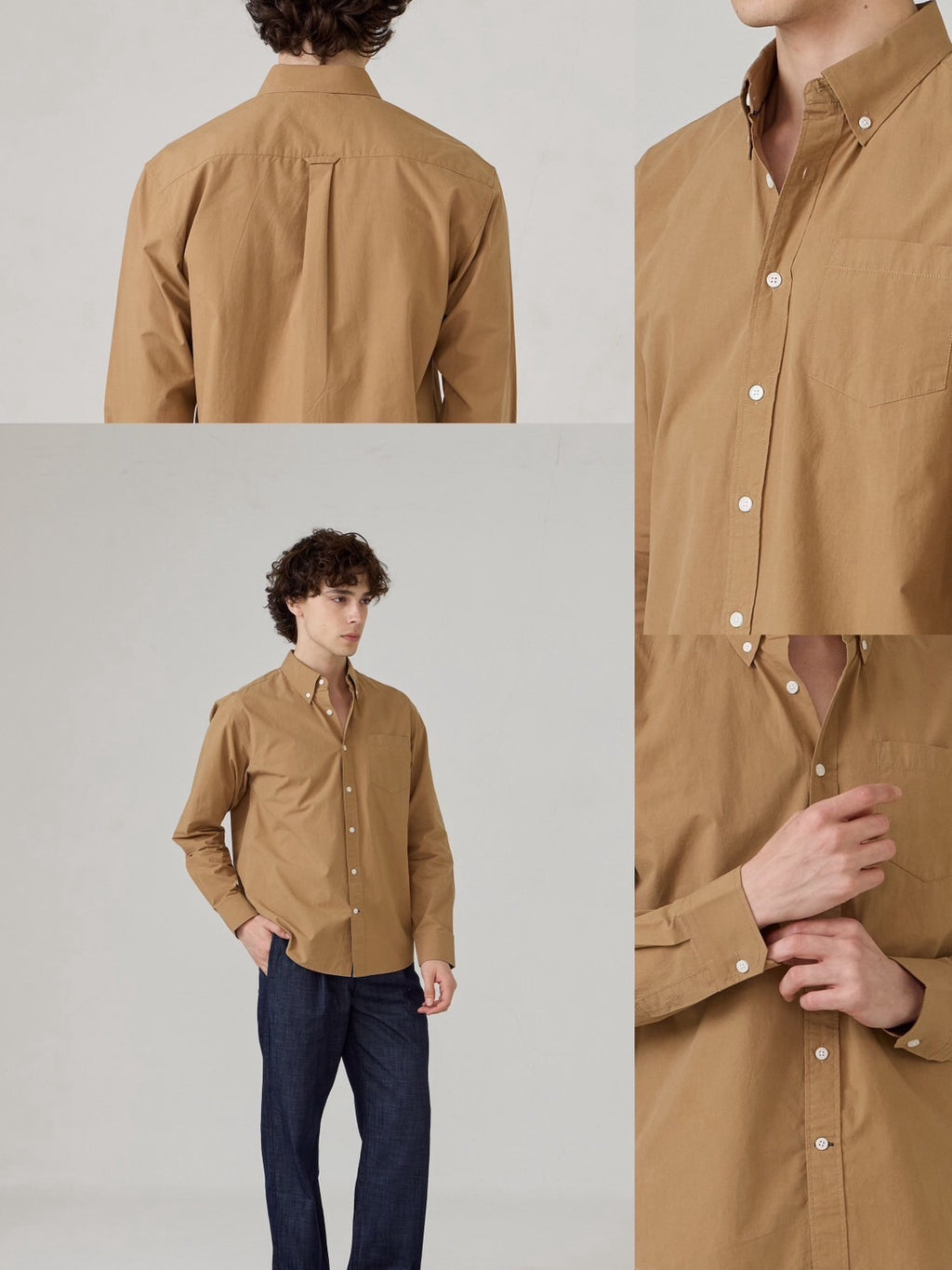 ROBB COTTON SHIRT - BROWN