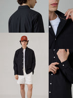 ROBB COTTON SHIRT - BLACK