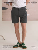 CITY CHINO SHORTS - DARK GREY