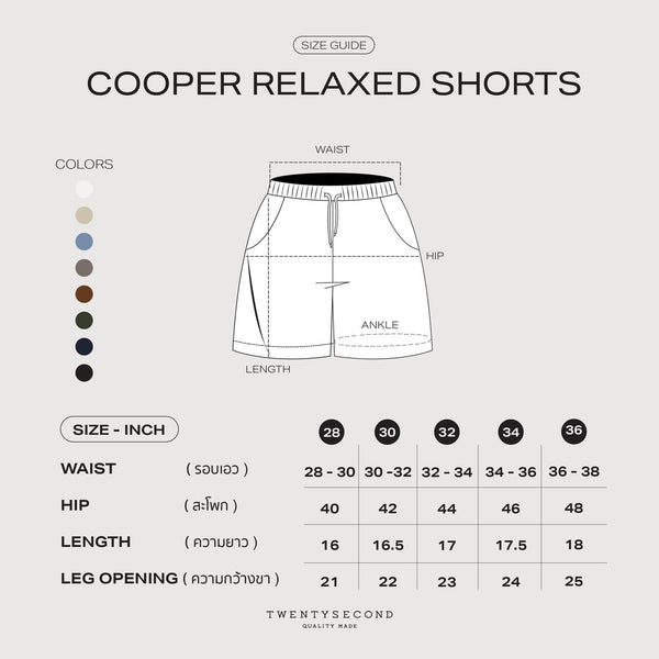 COOPER RELAXED SHORTS - OLIVE (Extra Shorts)