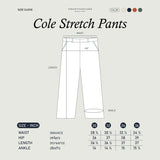 COLE STRETCH PANTS - KHAKI