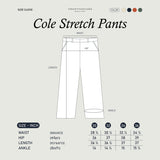 COLE STRETCH PANTS - OLIVE