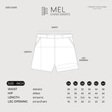 MEL CHINO SHORTS - WHITE (Extra shorts)