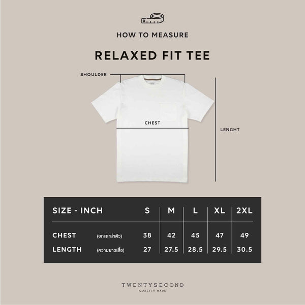 BROOK POCKET TEE - PALE GREEN (Relaxed fit)
