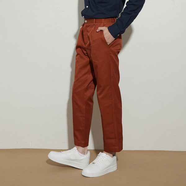 COLE STRETCH PANTS - BRICK