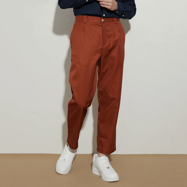 COLE STRETCH PANTS - BRICK