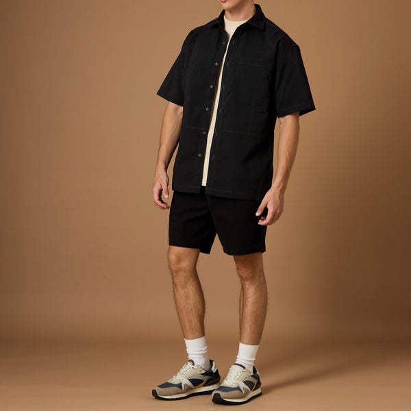 CODY RELAXED SHIRT - BLACK
