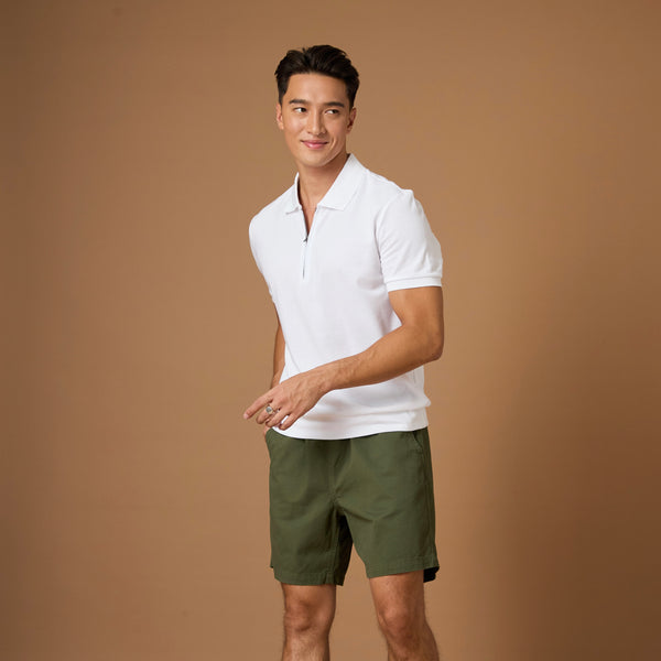 COOPER RELAXED SHORTS - OLIVE (Extra Shorts)