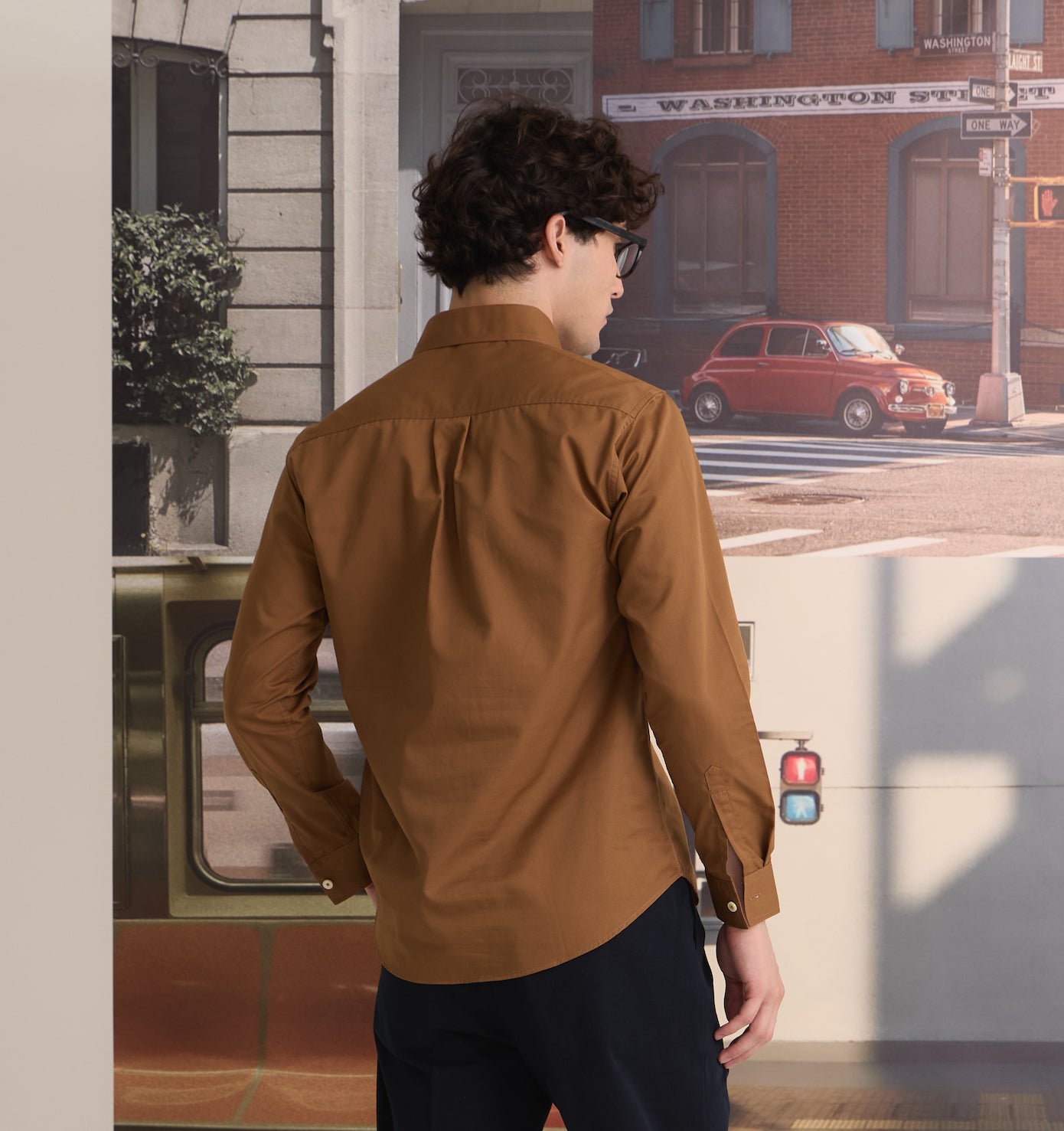 TWILL WORK SHIRTS - MUSTARD