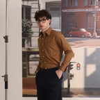 TWILL WORK SHIRTS - MUSTARD