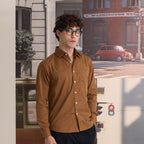 TWILL WORK SHIRTS - MUSTARD