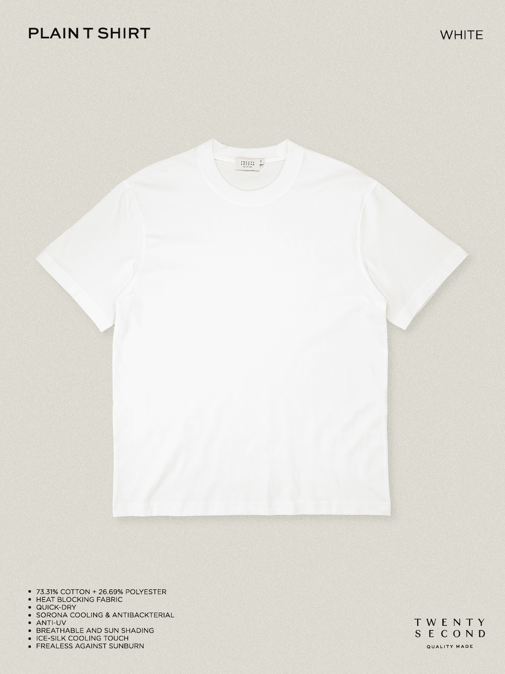 SORONA TEE - WHITE
