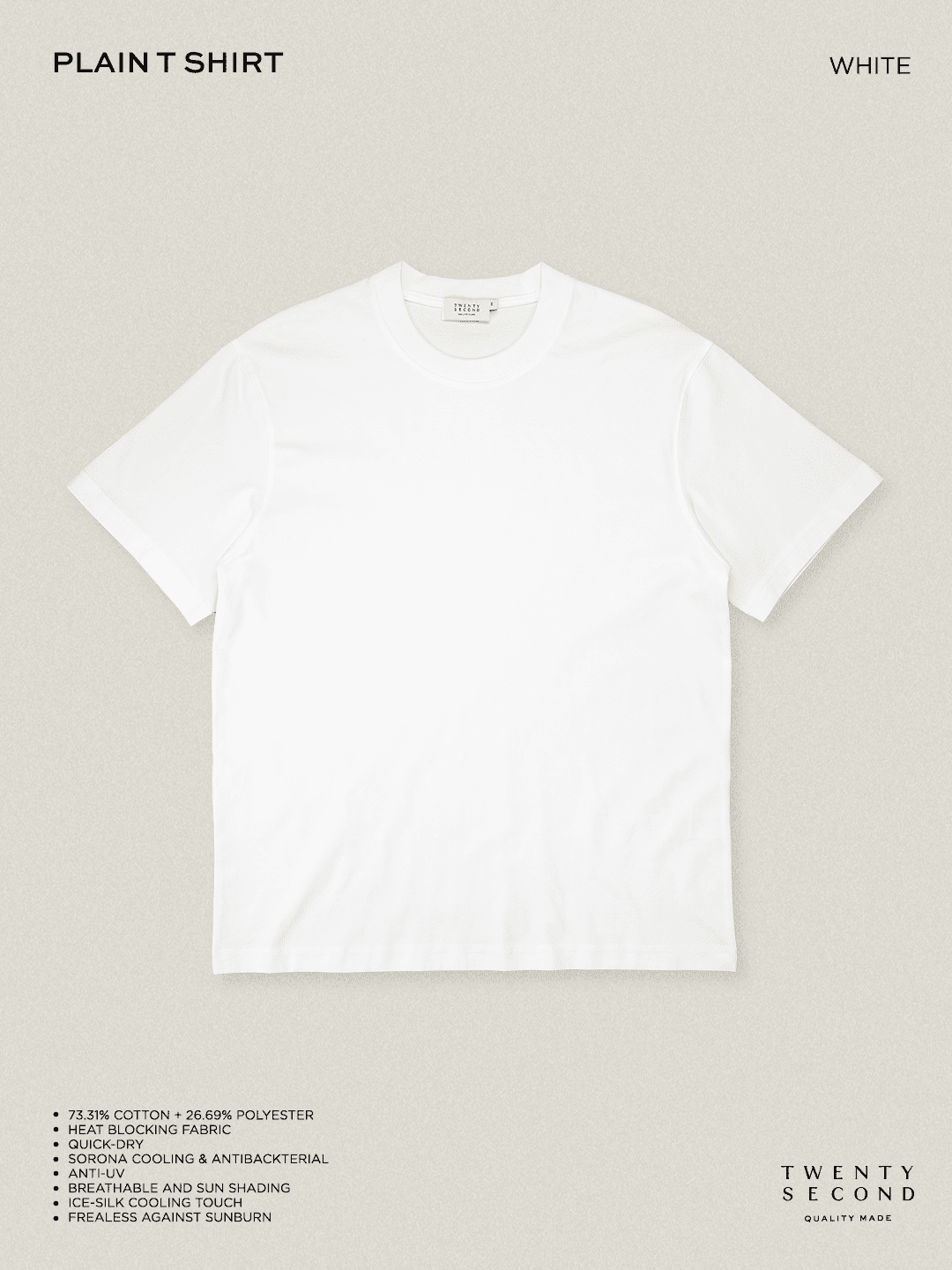 SORONA TEE - WHITE