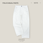 FIELD CASUAL PANTS - WHITE