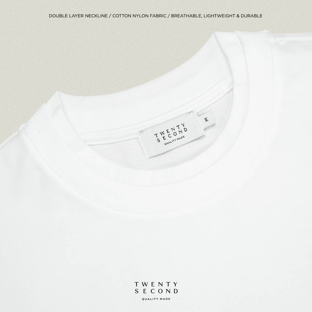 DOUBLE LAYER TEE - WHITE