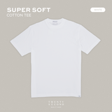 THE NEW SUPER SOFT COTTON TEE - WHITE