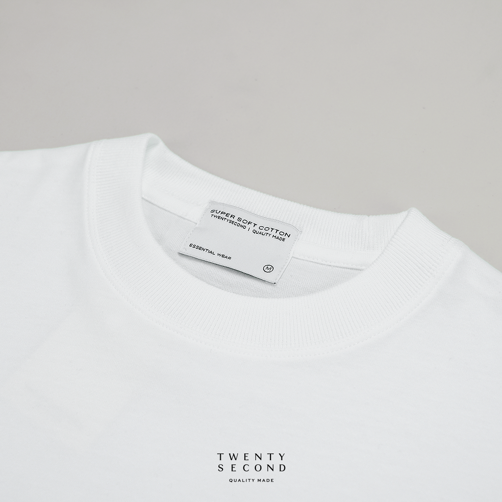 THE NEW SUPER SOFT COTTON TEE - WHITE