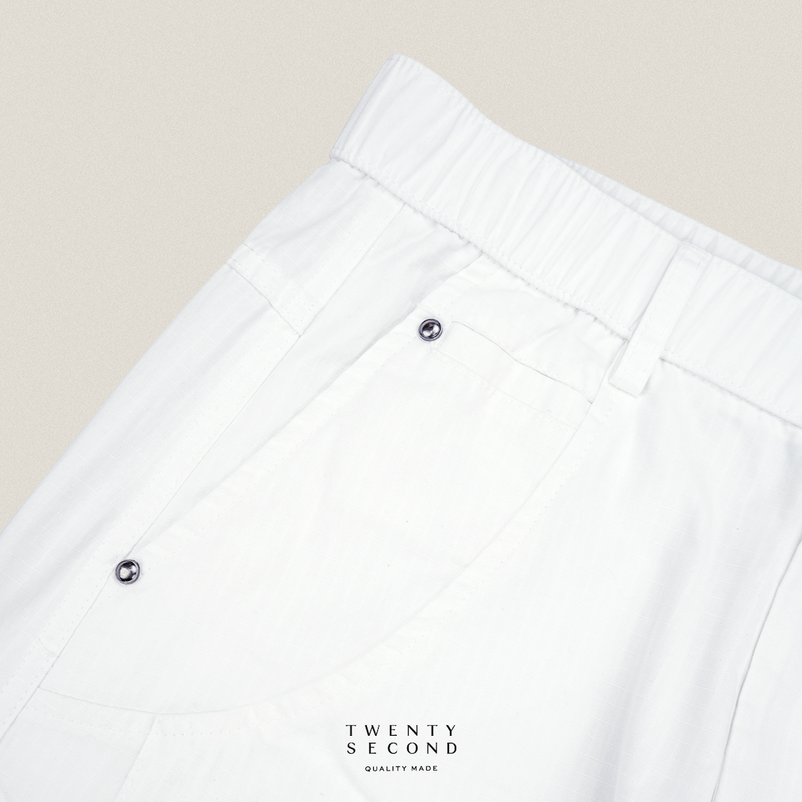 FIELD CASUAL PANTS - WHITE