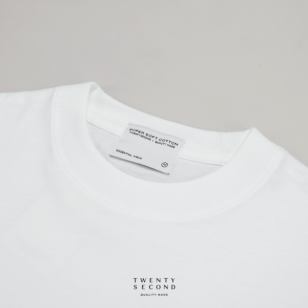 THE NEW SUPER SOFT COTTON TEE - WHITE