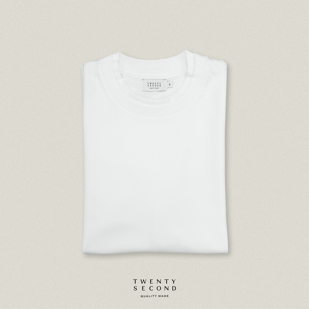 DOUBLE LAYER TEE - WHITE