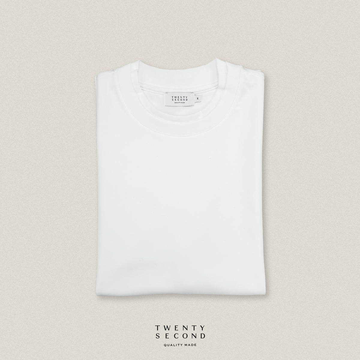 DOUBLE LAYER TEE - WHITE