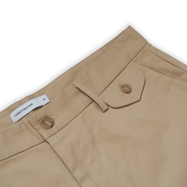 WALTER CHINO SHORTS - KHAKI (Regular shorts)