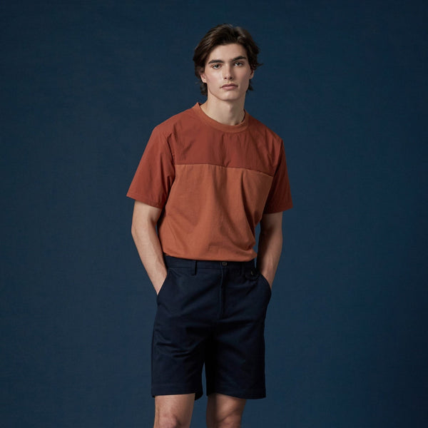 WALTER CHINO SHORTS - NAVY (Regular shorts)