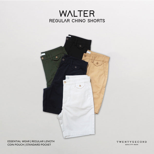 WALTER CHINO SHORTS - KHAKI (Regular shorts)
