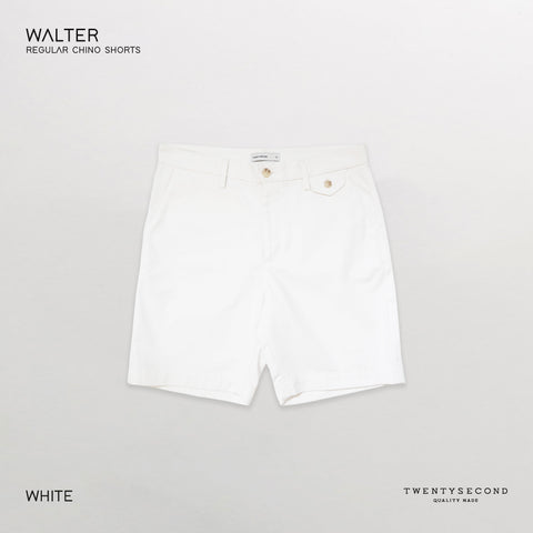 LENNON CHINO SHORTS - WHITE (Extra Shorts)