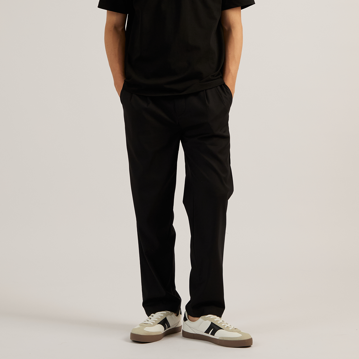 WEEKDAY SMART PANTS - BLACK