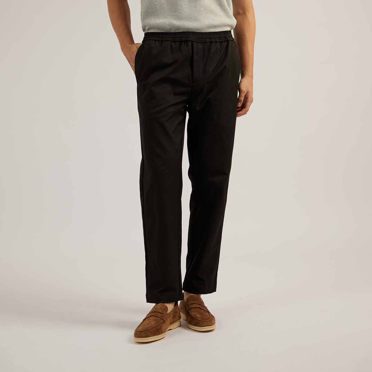 WEEKEND CASUAL PANTS - BLACK