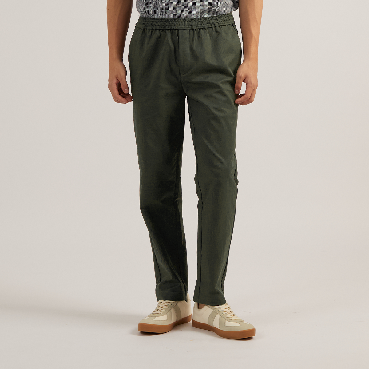 WEEKEND CASUAL PANTS - OLIVE