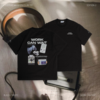 EVC WORK CAN WAIT TEE - BLACK