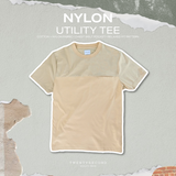 NYLON UTILITY TEE - KHAKI (Relaxed fit)