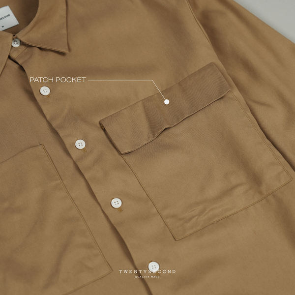 LUCA POCKET SHIRT - KHAKI