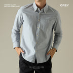 OCBD OXFORD SHIRT - GREY