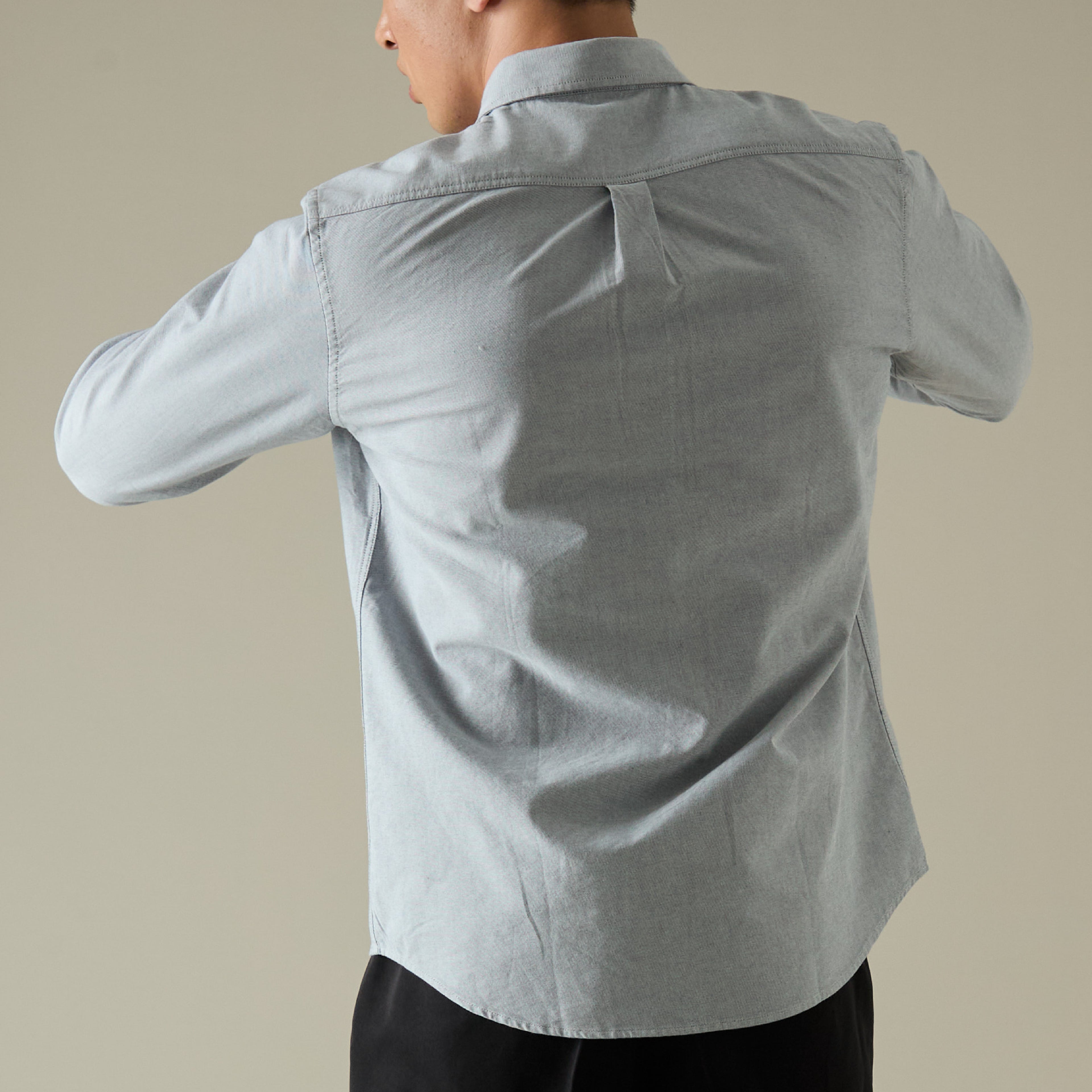 OCBD OXFORD SHIRT - GREY