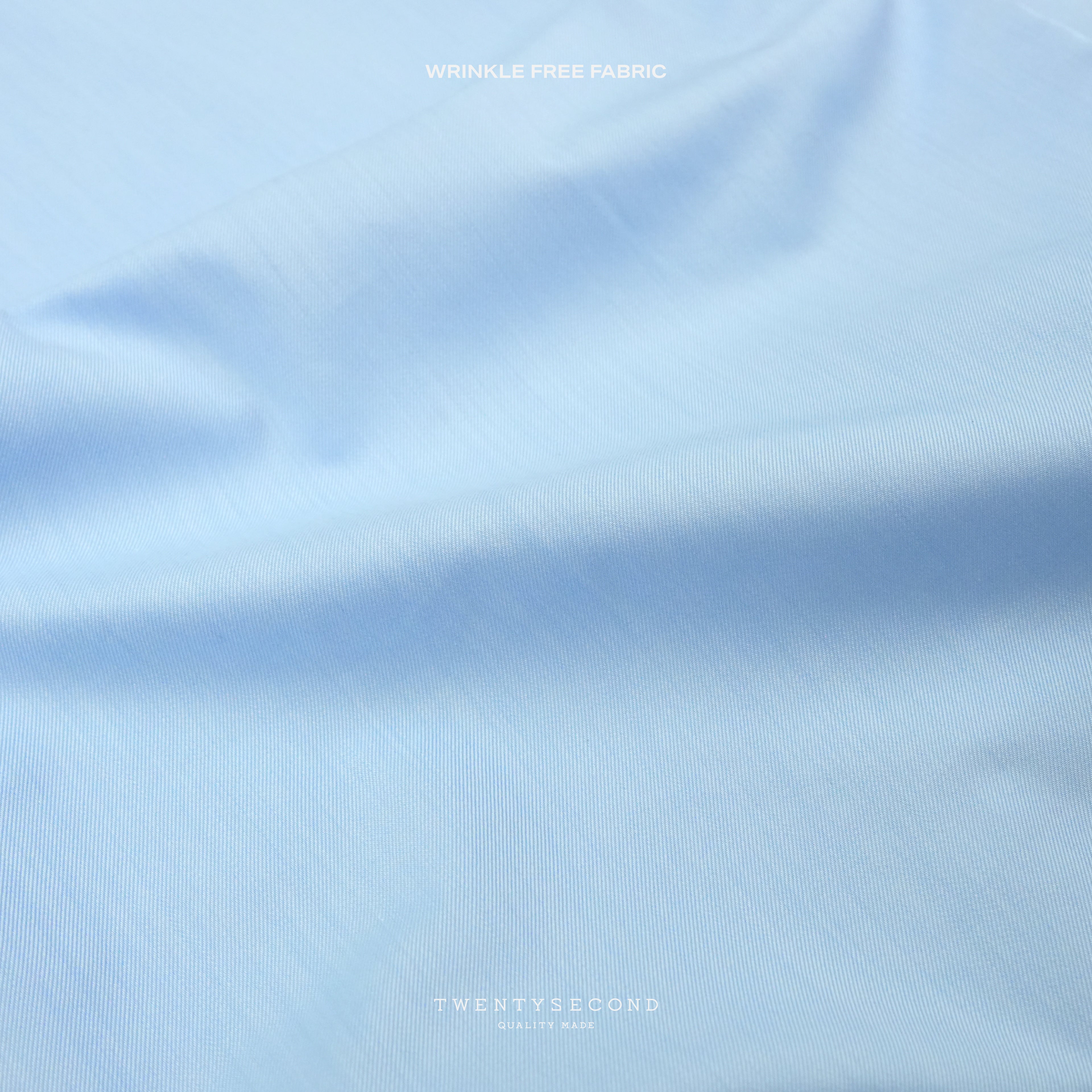 WRINKLE FREE SHIRT - BLUE (Slim Fit)