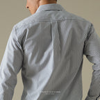 WRINKLE FREE SHIRT - STRIPE DARK BLUE (Slim Fit)