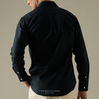 WRINKLE FREE SHIRT - BLACK (Slim Fit)