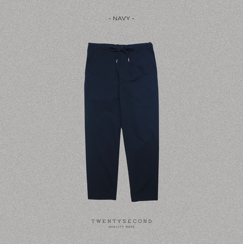 LUKAS NYLON EASY PANTS - BLACK