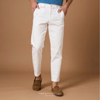 SMITH CHINO PANTS - WHITE