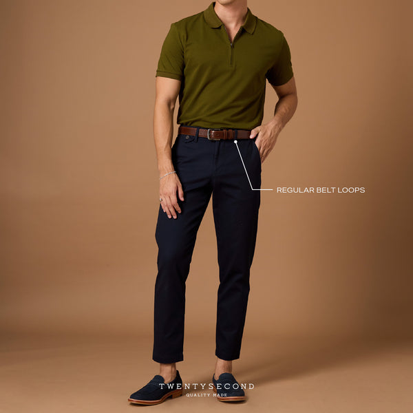 SMITH CHINO PANTS - NAVY
